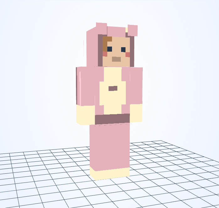 Impermeable de conejo — skin de Minecraft