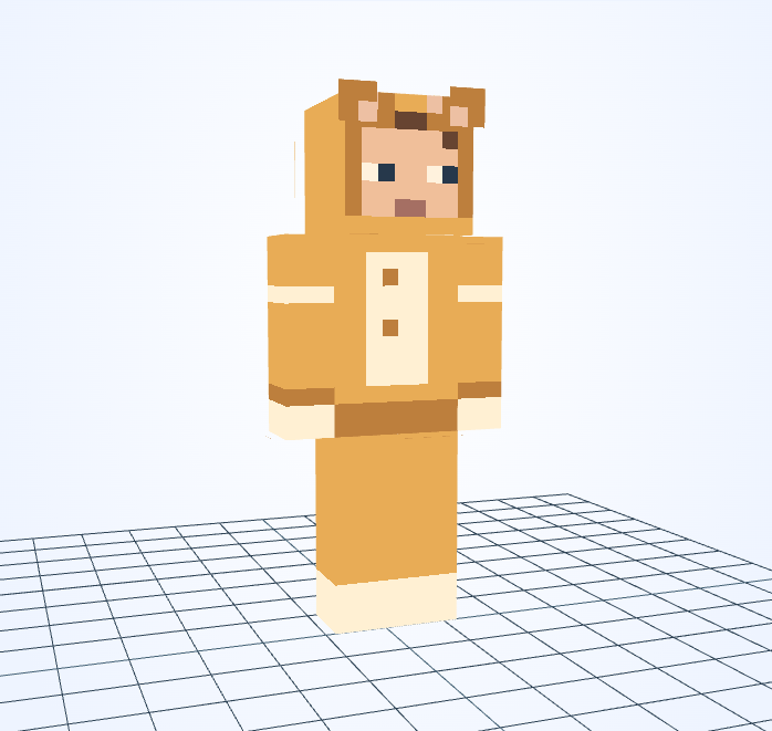 Pijama de gato — skin de Minecraft