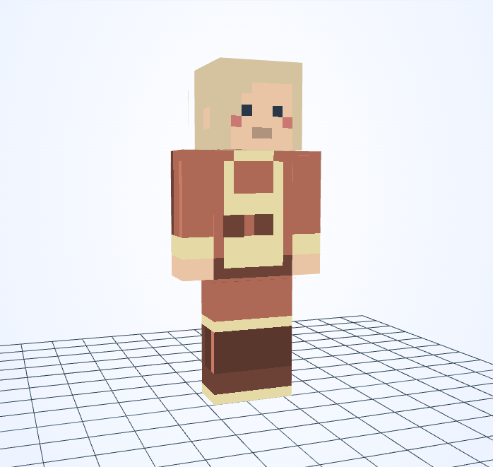 Alfarero de barro — skin de Minecraft