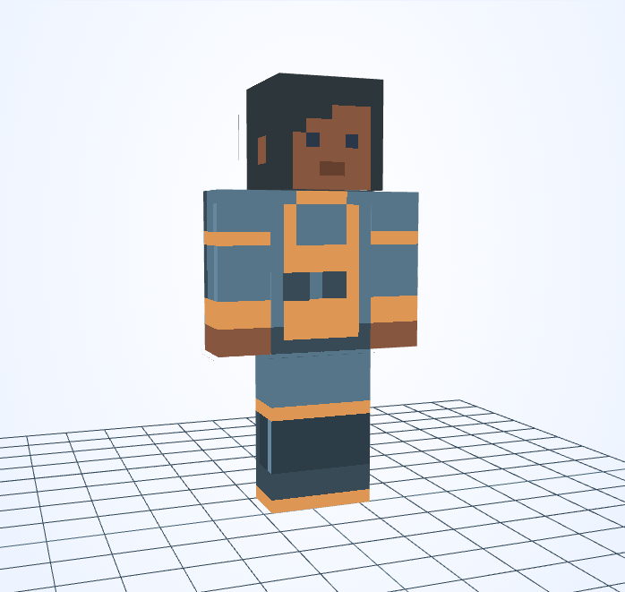 Mecánico del cobre — skin de Minecraft