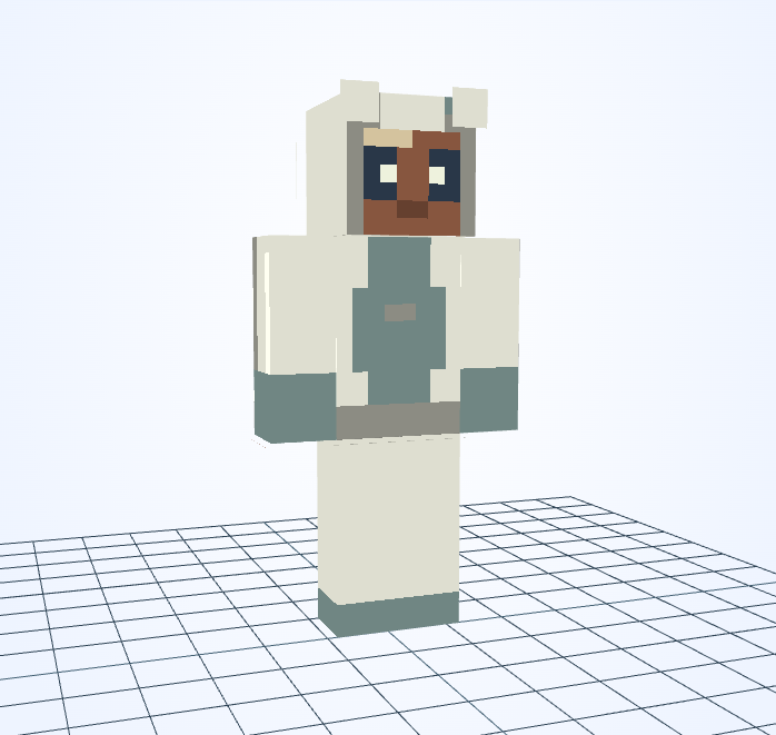 Panda de picnic — skin de Minecraft