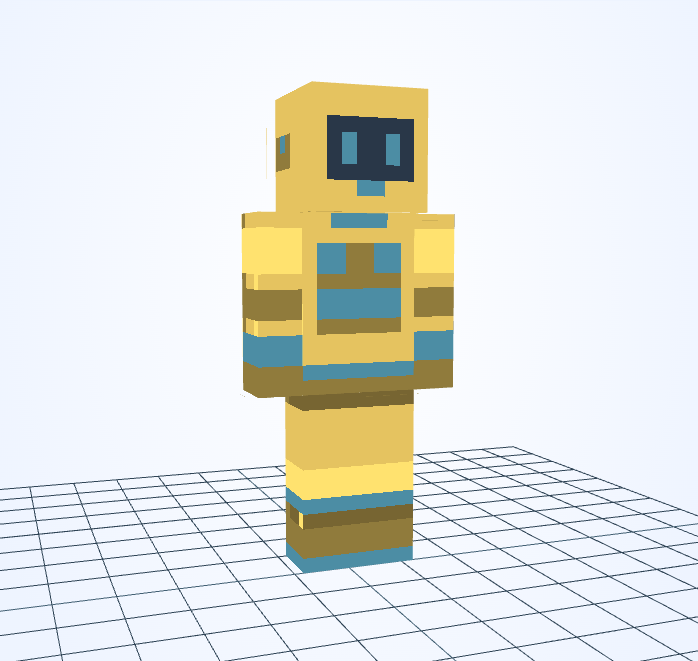 Autómata de rescate — skin de Minecraft