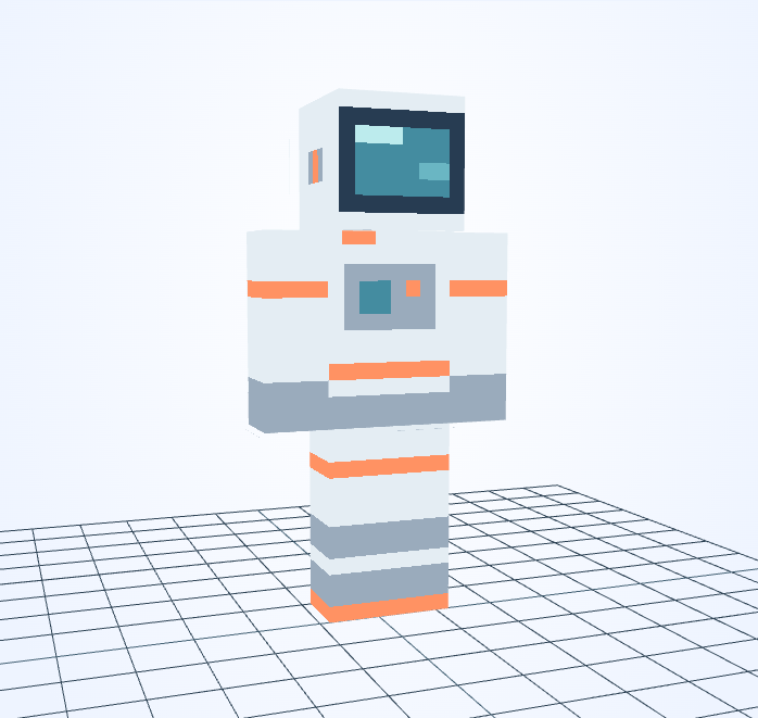 Explorador espacial — skin de Minecraft
