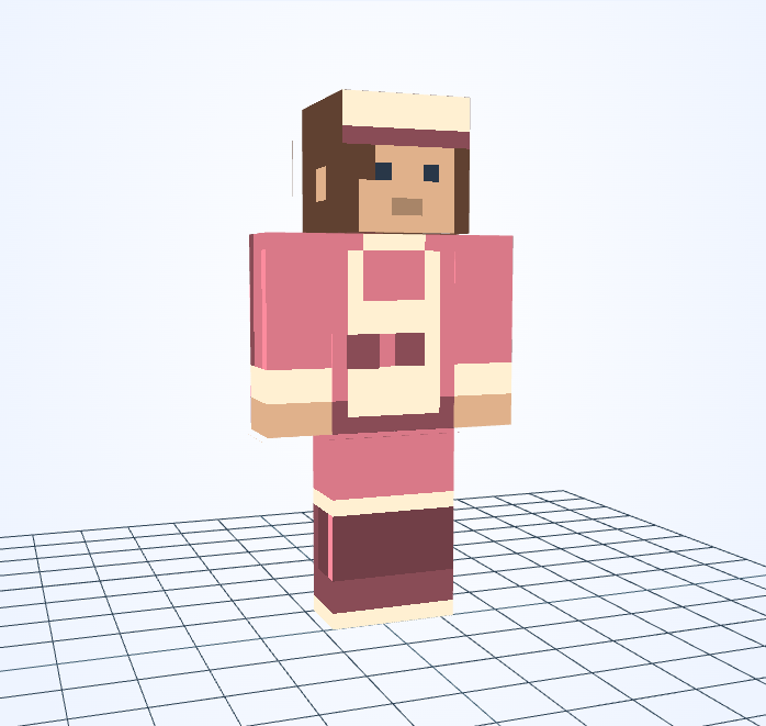 Chef de fresas — skin de Minecraft