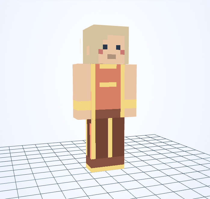 夕焼けランナー — Minecraftスキン