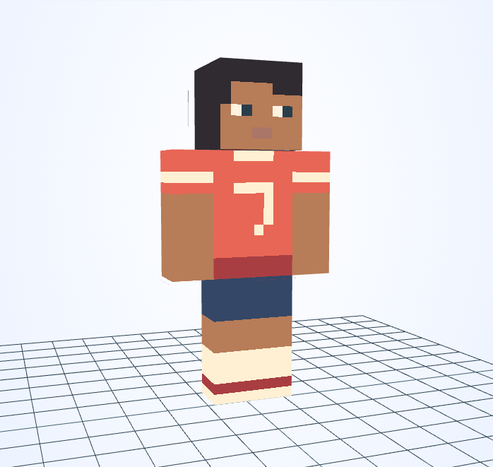Uniforme deportivo — skin de Minecraft